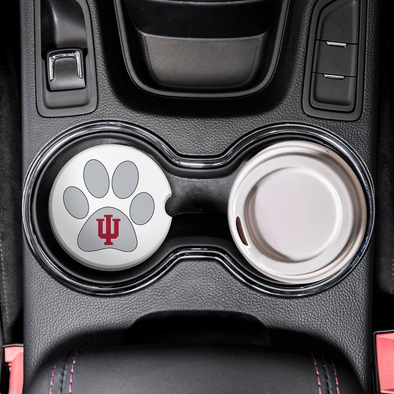 Load image into Gallery viewer, Fan Creations NCAA - Indiana University Dog Paw Car Coaster
