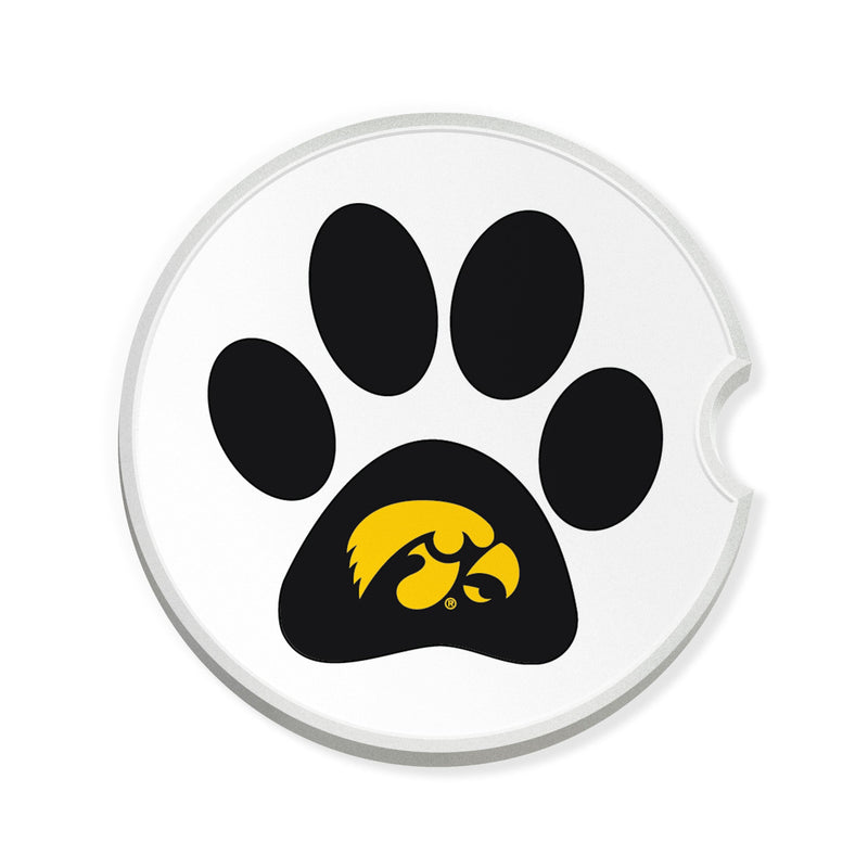 Load image into Gallery viewer, Fan Creations NCAA - University of Iowa Dog Paw Car Coaster
