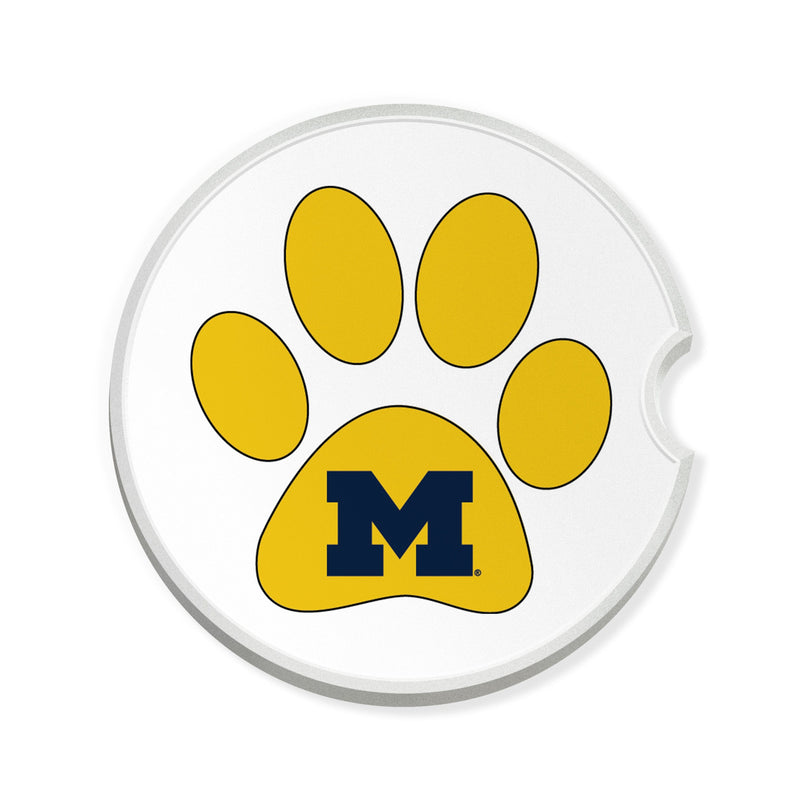 Load image into Gallery viewer, Fan Creations NCAA - University of Michigan Dog Paw Car Coaster

