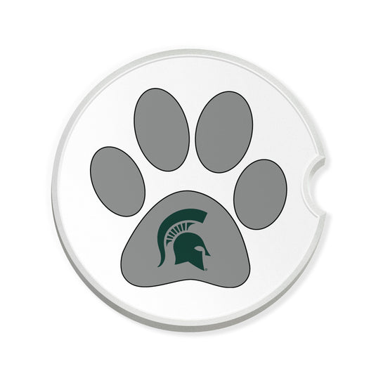 Fan Creations NCAA - Michigan State University Dog Paw Car Coaster