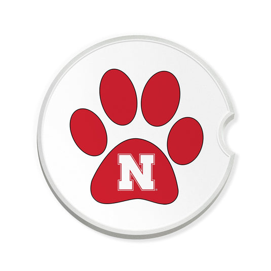 Fan Creations NCAA - University of Nebraska Dog Paw Car Coaster
