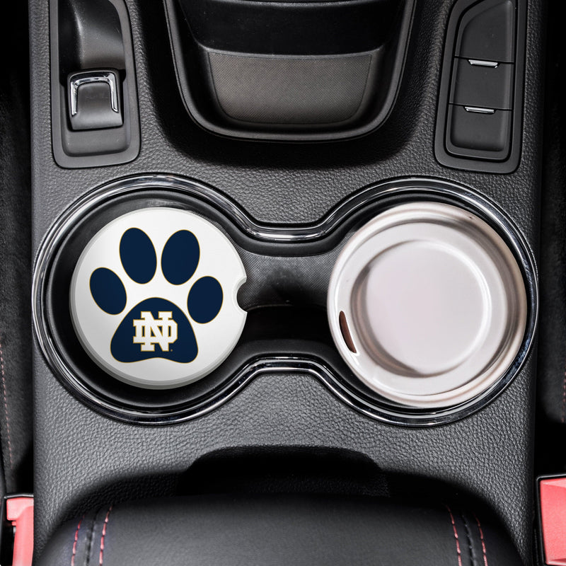 Load image into Gallery viewer, Fan Creations NCAA - University of Notre Dame  Dog Paw Car Coaster
