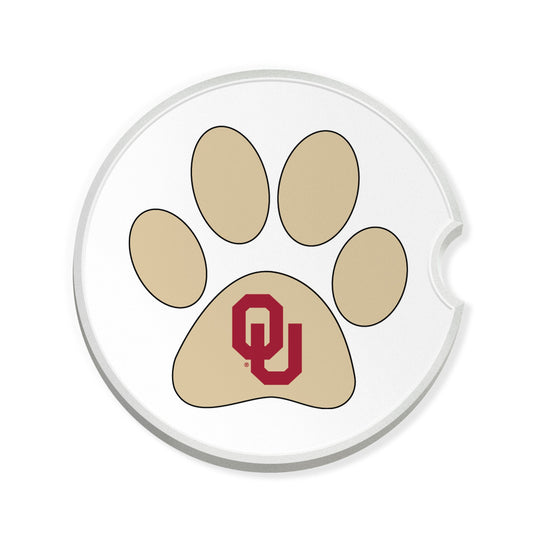 Fan Creations NCAA - University of Oklahoma Dog Paw Car Coaster