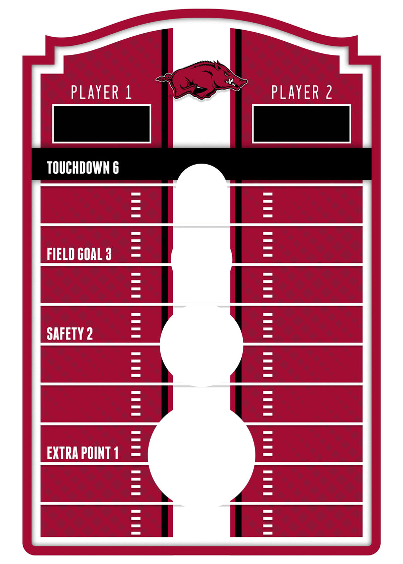 Load image into Gallery viewer, Fan Creations Brightline NCAA University of Arkansas Wall Bean Bag Toss
