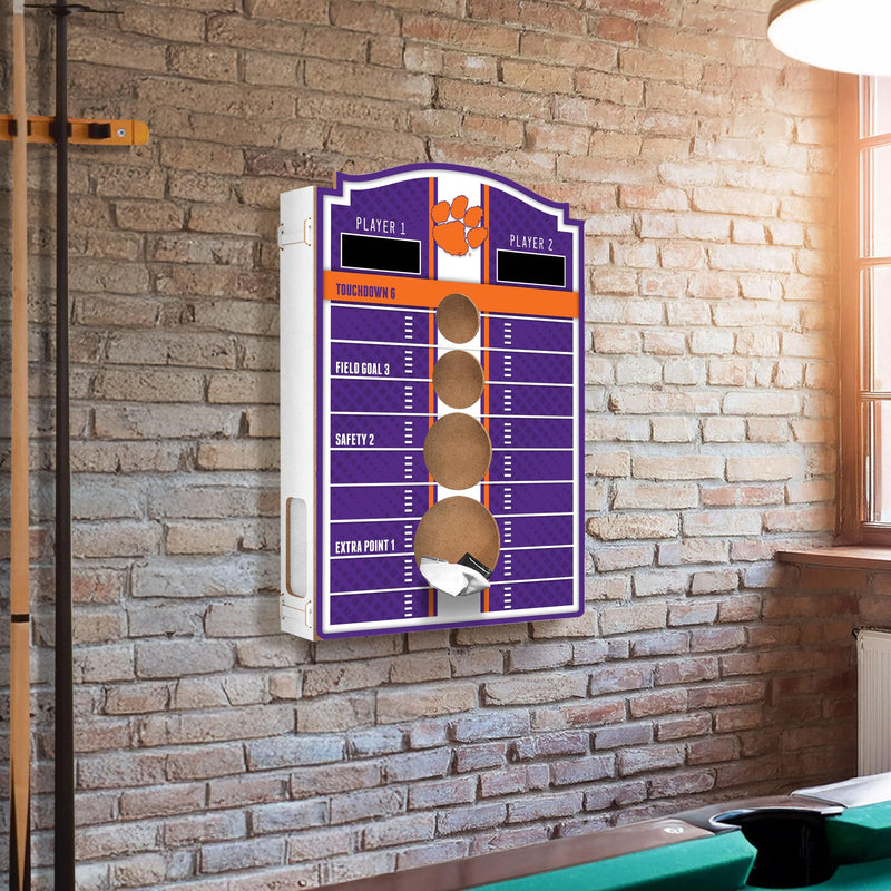 Load image into Gallery viewer, Fan Creations Brightline NCAA Clemson University Wall Bean Bag Toss
