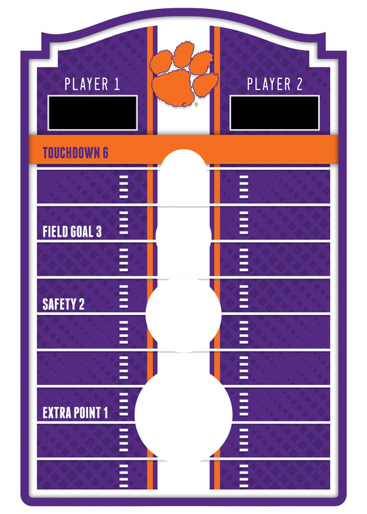 Fan Creations Brightline NCAA Clemson University Wall Bean Bag Toss