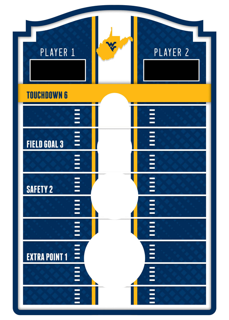 Load image into Gallery viewer, Fan Creations Brightline NCAA West Virginia University  Wall Bean Bag Toss

