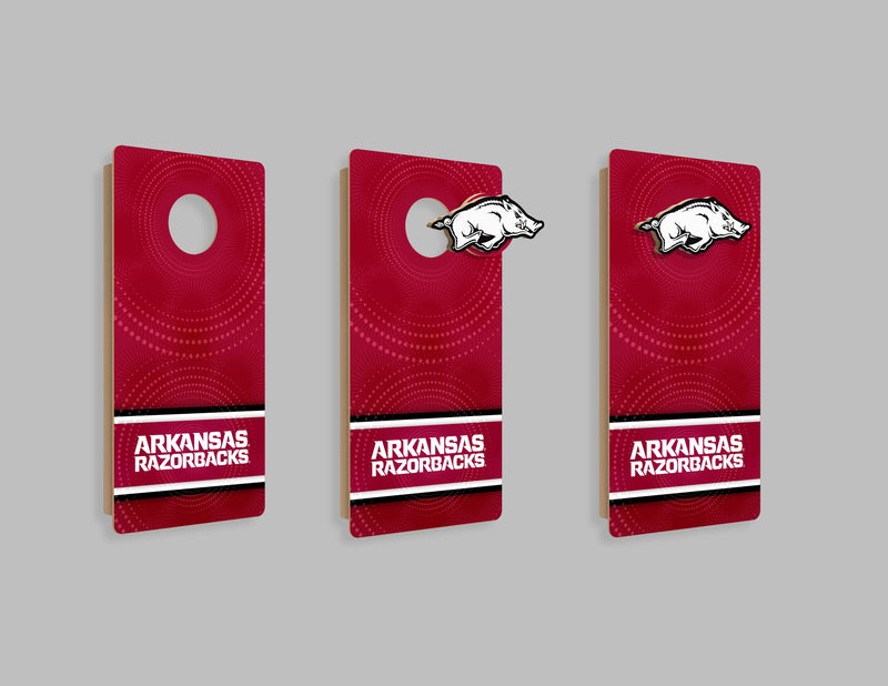 Load image into Gallery viewer, Fan Creations NCAA Wall Art thats also Corn Hole -University of Arkansas
