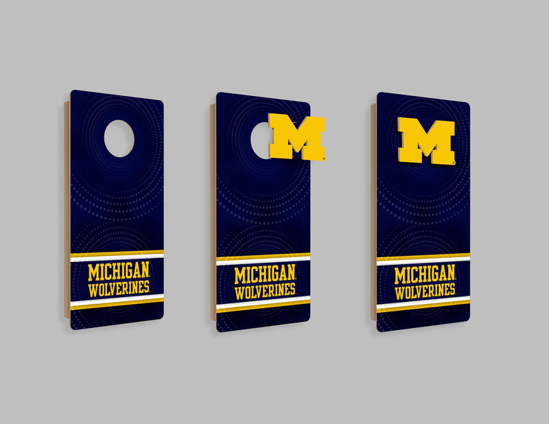 Load image into Gallery viewer, Fan Creations NCAA Wall Art thats also Corn Hole -University of Michigan
