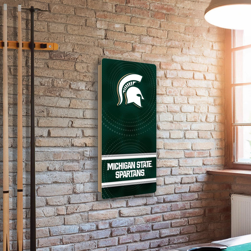 Load image into Gallery viewer, Fan Creations NCAA Wall Art thats also Corn Hole -Michigan State University
