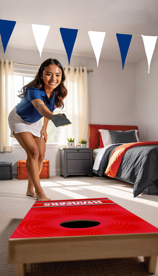 Fan Creations NCAA Wall Art thats also Corn Hole -University of Nebraska