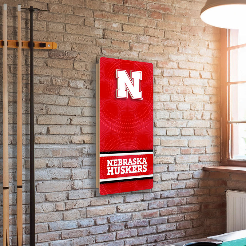 Load image into Gallery viewer, Fan Creations NCAA Wall Art thats also Corn Hole -University of Nebraska
