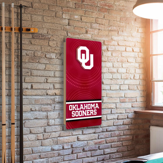 Fan Creations NCAA Wall Art thats also Corn Hole -University of Oklahoma