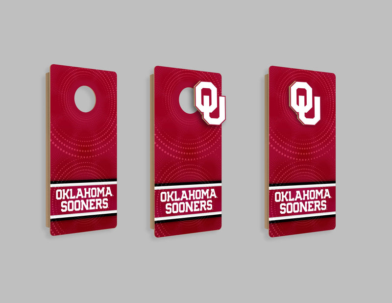 Load image into Gallery viewer, Fan Creations NCAA Wall Art thats also Corn Hole -University of Oklahoma
