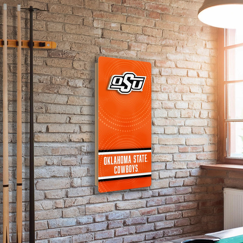 Load image into Gallery viewer, Fan Creations NCAA Wall Art thats also Corn Hole -Oklahoma State University
