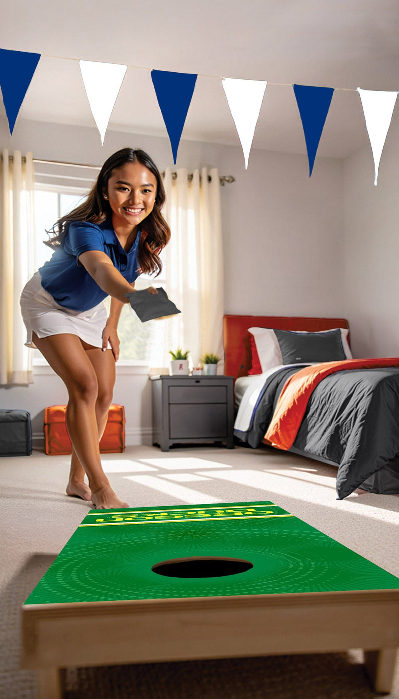 Load image into Gallery viewer, Fan Creations NCAA Wall Art thats also Corn Hole -University of Oregon
