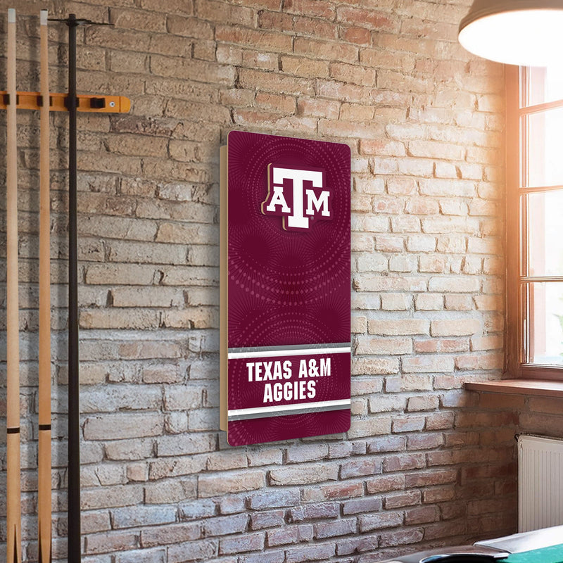 Load image into Gallery viewer, Fan Creations NCAA Wall Art thats also Corn Hole -Texas A&amp;M University
