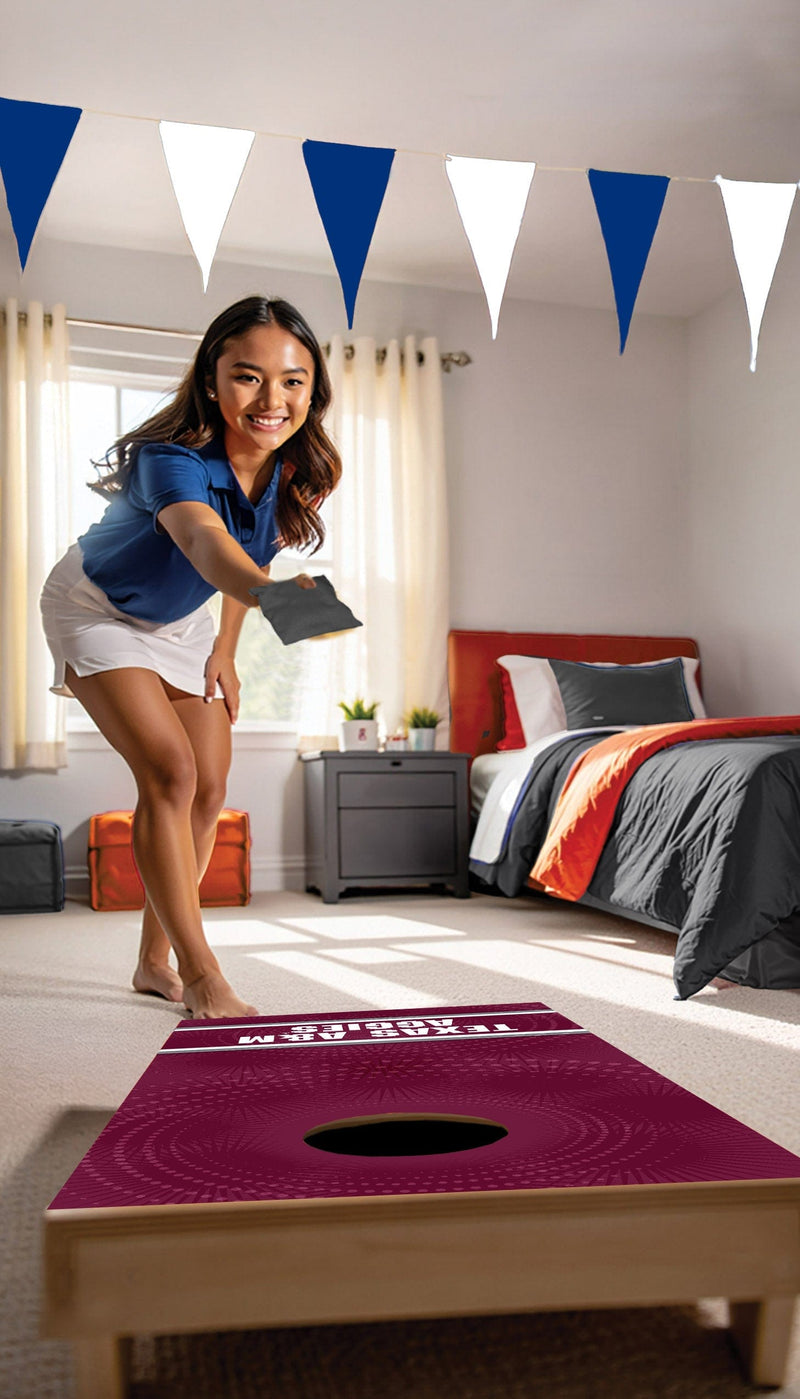 Load image into Gallery viewer, Fan Creations NCAA Wall Art thats also Corn Hole -Texas A&amp;M University
