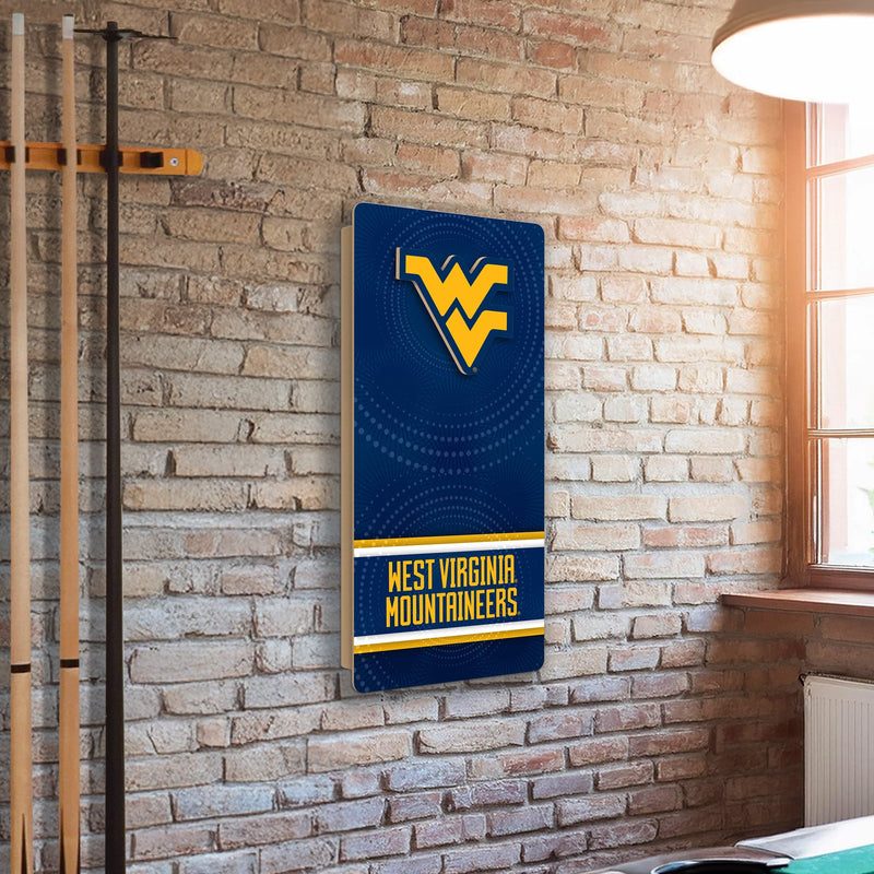 Load image into Gallery viewer, Fan Creations NCAA Wall Art thats also Corn Hole -West Virginia University
