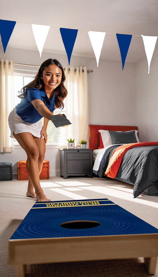 Fan Creations NCAA Wall Art thats also Corn Hole -West Virginia University