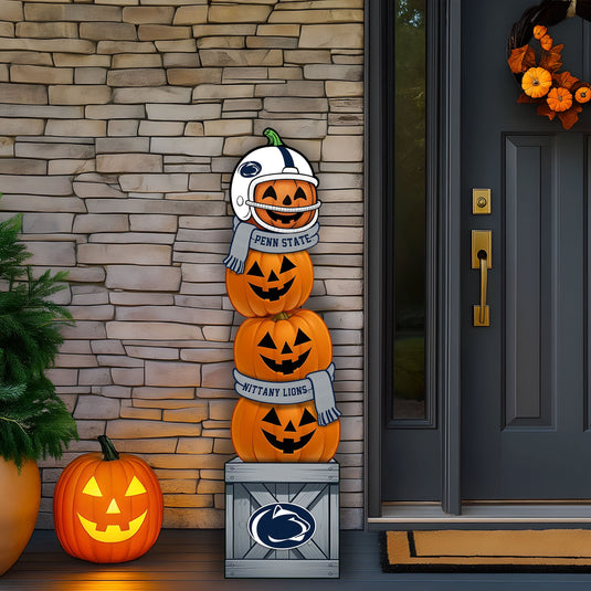 Fan Creations 46 inch NCAA Pennsylvania State University Stacked Pumpkin Leaner - Scarf