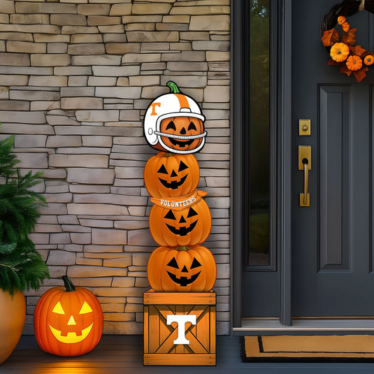 Fan Creations 46 inch NCAA University of Tennessee Stacked Pumpkin Bandana - Scarf