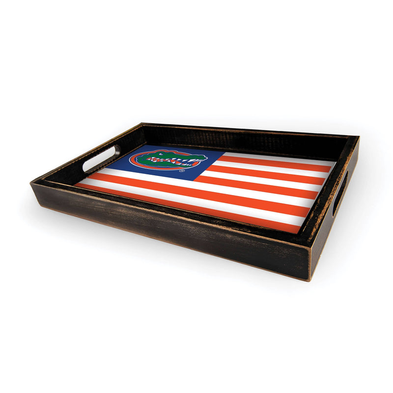Load image into Gallery viewer, Fan Creations Brightline NCAA University of Florida Flag Serving Tray

