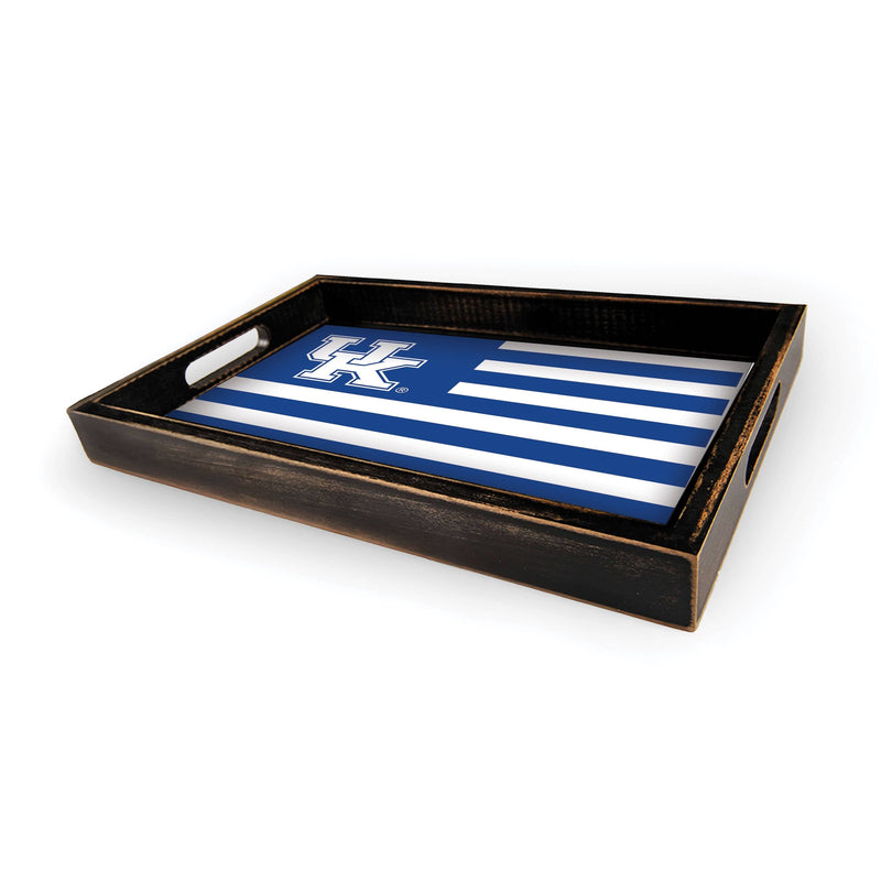 Load image into Gallery viewer, Fan Creations Brightline NCAA University of Kentucky Flag Serving Tray
