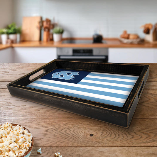 Fan Creations Brightline NCAA University of North Carolina at Chapel Hill Flag Serving Tray