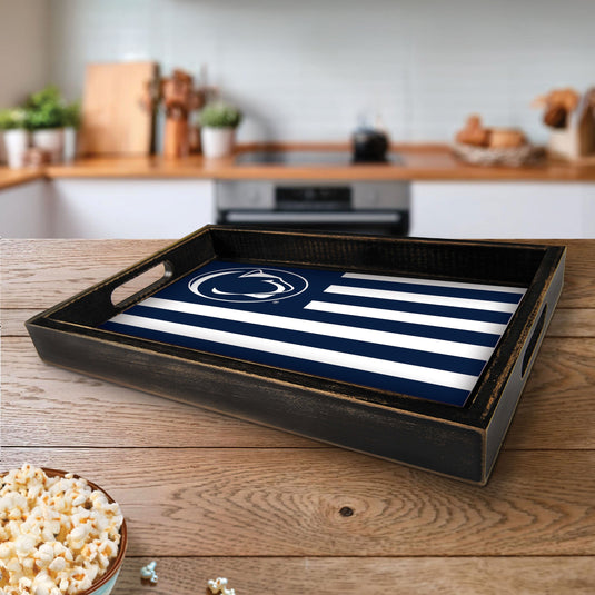 Fan Creations Brightline NCAA Pennsylvania State University Flag Serving Tray