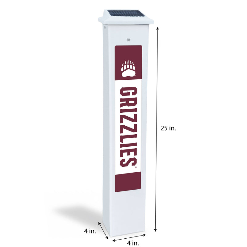 Load image into Gallery viewer, Fan Creations Glow Post NCAA Team Glow Post - Montana
