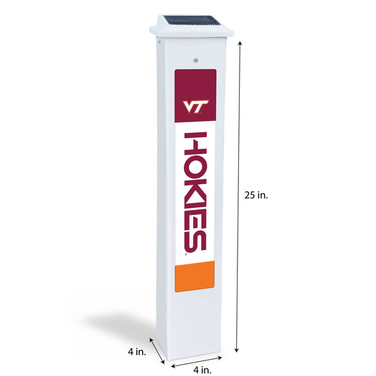 Fan Creations Glow Post NCAA Team Glow Post - Virginia Tech