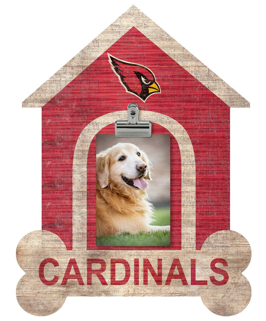 Fan Creations Clip Frame Arizona Cardinals Dog Bone House Clip Frame