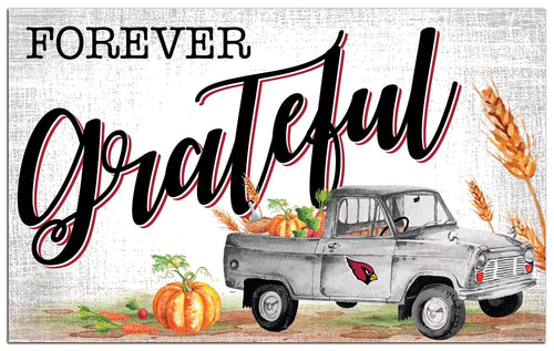 Fan Creations Holiday Home Decor Arizona Cardinals Forever Grateful 11x19
