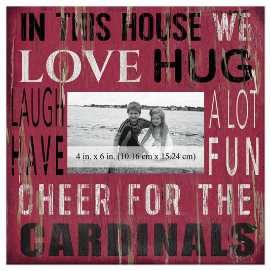 Fan Creations Home Decor Arizona Cardinals  In This House 10x10 Frame