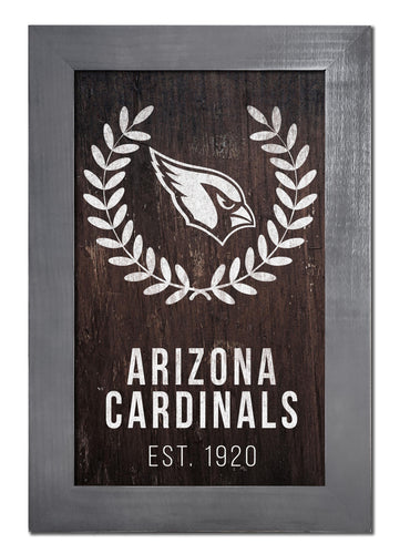 Fan Creations Home Decor Arizona Cardinals   Laurel Wreath 11x19