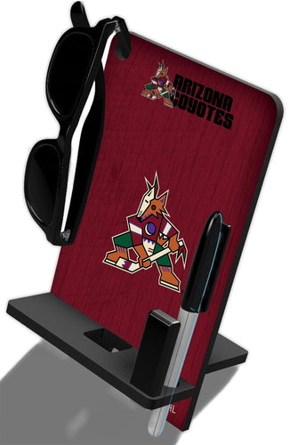 Fan Creations Wall Decor Arizona Coyotes 4 In 1 Desktop Phone Stand