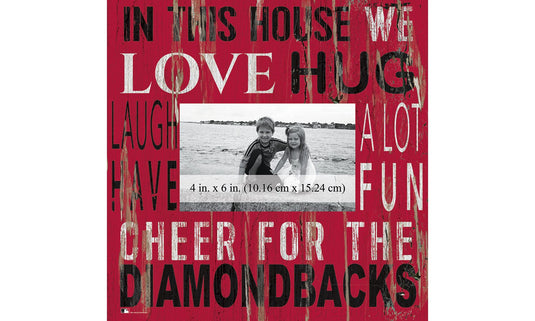 Fan Creations Home Decor Arizona Diamondbacks  In This House 10x10 Frame