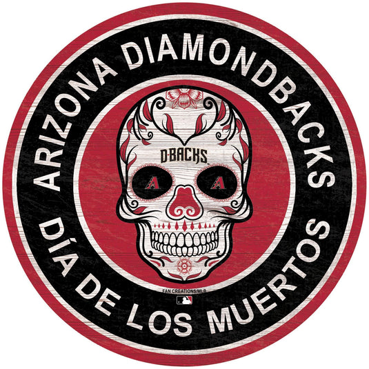 Fan Creations Holiday Home Decor Arizona Diamondbacks Sugar Skull Circle