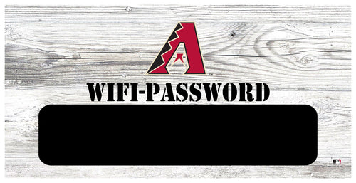 Fan Creations 6x12 Horizontal Arizona Diamondbacks Wifi Password 6x12 Sign