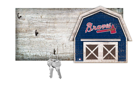 Fan Creations Wall Decor Atlanta Braves Barn Keychain Holder