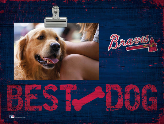 Fan Creations Desktop Stand Atlanta Braves Best Dog Clip Frame