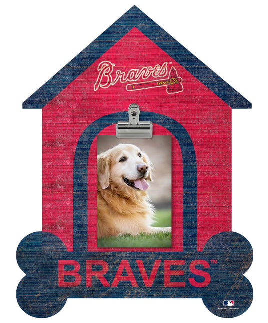 Fan Creations Clip Frame Atlanta Braves Dog Bone House Clip Frame