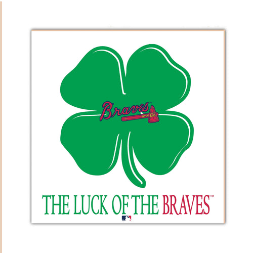 Fan Creations Home Decor Atlanta Braves   Luck Of The Team 10x10