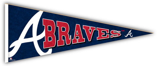 Atlanta Braves Distressed 24 Round Sign – Fan Creations GA