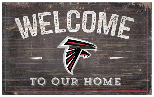 Fan Creations Home Decor Atlanta Falcons  11x19in Welcome Sign