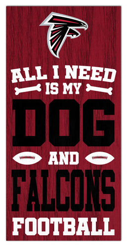Fan Creations Home Decor Atlanta Falcons All I Need Is My Dog & Football