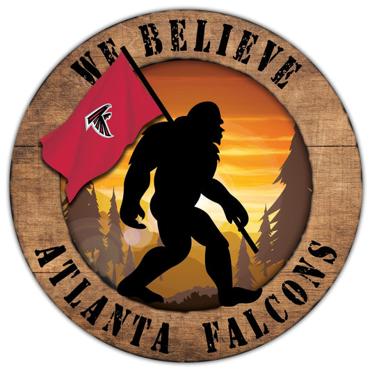 Fan Creations Wall Decor Atlanta Falcons Bigfoot 12in Circle