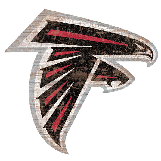 Fan Creations 24" Signs Atlanta Falcons Distressed Logo Cutout Sign