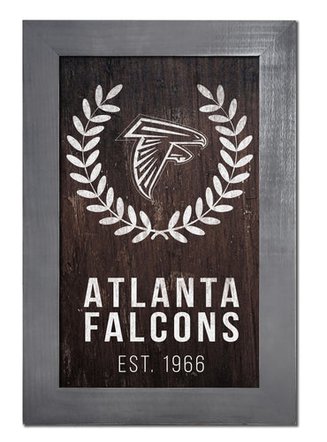 Fan Creations Home Decor Atlanta Falcons   Laurel Wreath 11x19